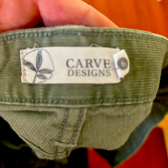 Carve Designs Oahu Butter 4 in. shorts - Olive - Picture 8 of 8